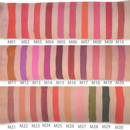 63 Colors Matte Lipstick Non-Stick Long Lasting Waterproof Smooth No Logo