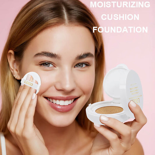 6-Color BB Cushion Foundation Full Coverage Concealer Long-Lasting Moisturizing