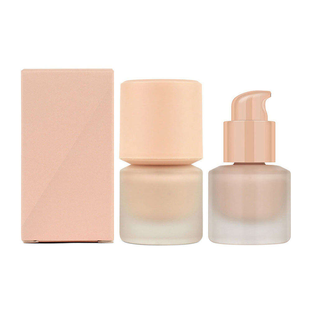 12-Shade Liquid Foundation High-Coverage Long-Lasting Flawless Waterproof 15ml