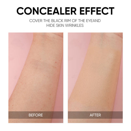 12-Shade Liquid Foundation High-Coverage Long-Lasting Flawless Waterproof 15ml