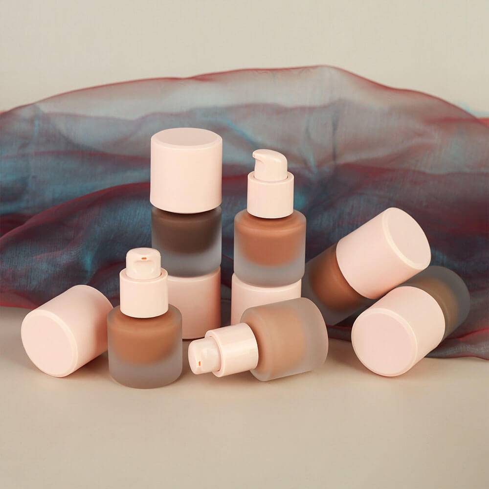 12-Shade Liquid Foundation High-Coverage Long-Lasting Flawless Waterproof 15ml