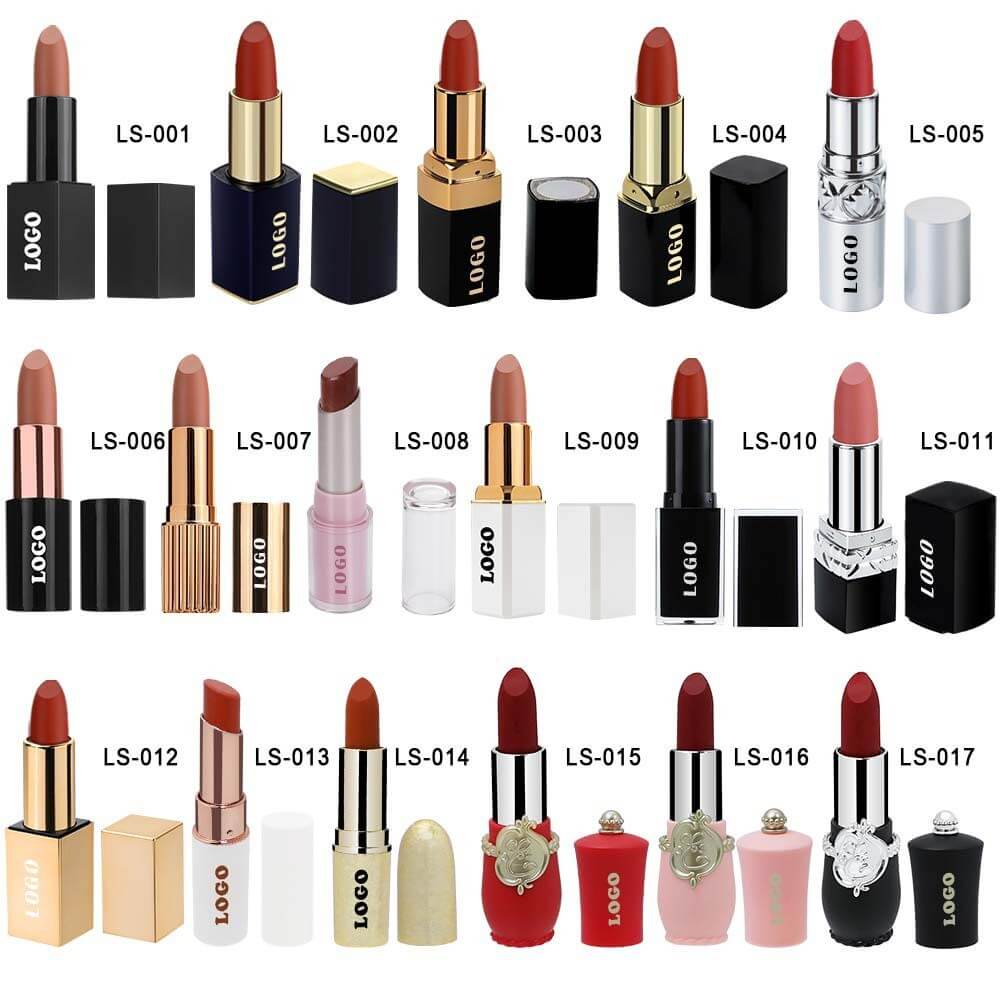 16 Color Glitter Lipstick Plumping Shimmer Lip Stick Hydrating Long-Lasting