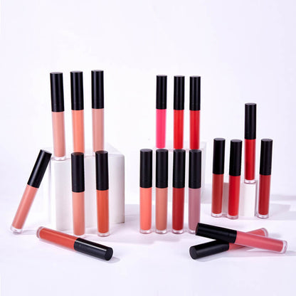 24 color matte liquid lipstick velvet lip gloss moisturizing long lasting