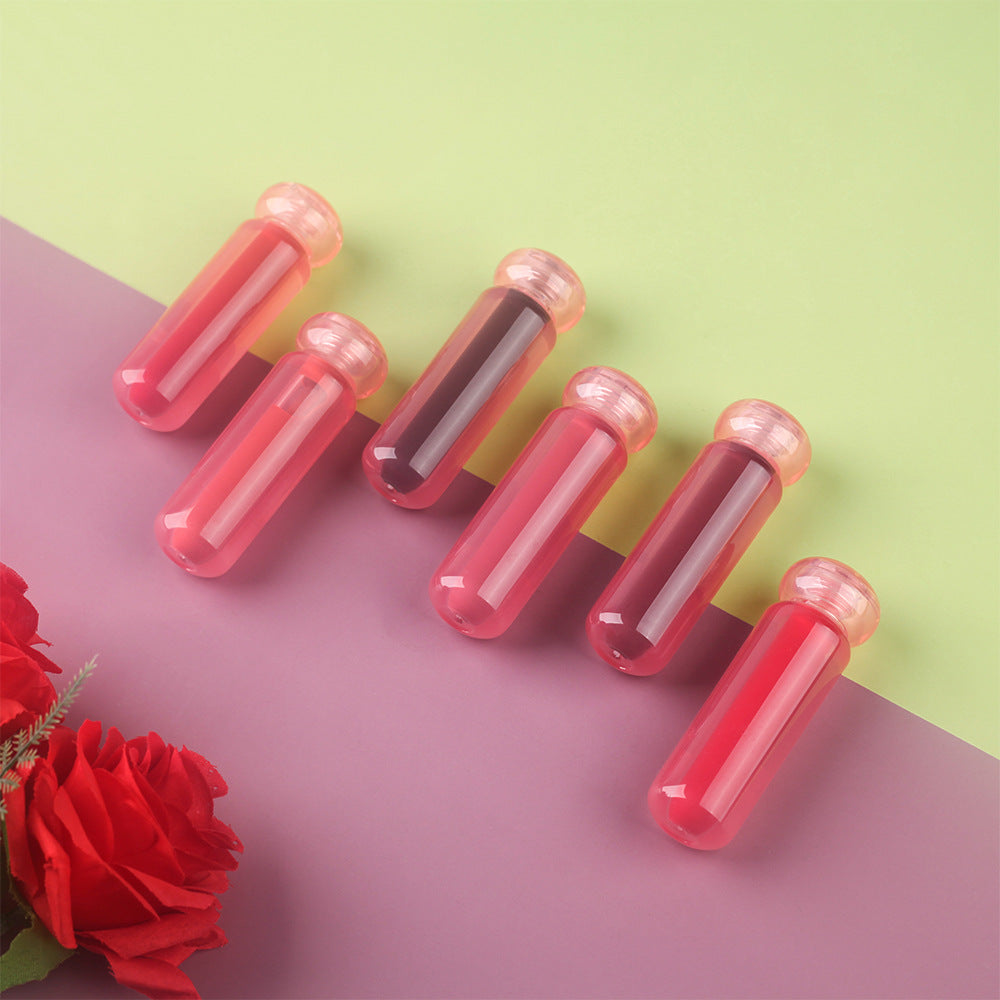 6-Shade Nude Lip Glaze Moisturizing Lip Gloss Dewy-Matte Private Label