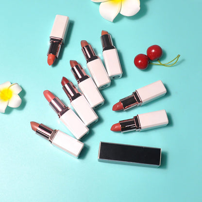 10 Color Matte Lipstick Creamy Waterproof Long Lasting Vegan Cruelty Free