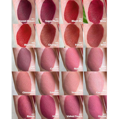 40 Color Matte Liquid Lipstick Waterproof Non-Stick Long Lasting Print Your Logo