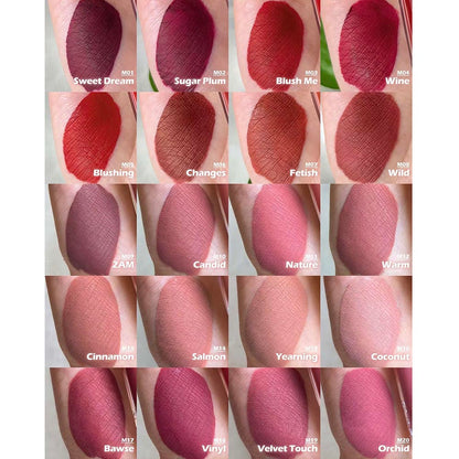 40 Color Matte Liquid Lipstick Non-Stick Long Lasting Waterproof Print Your Logo
