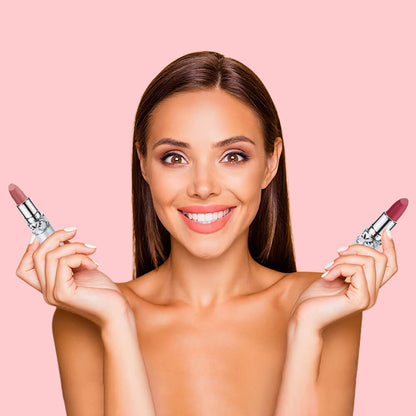 24 color matte lipstick cream waterproof long lasting silver tube