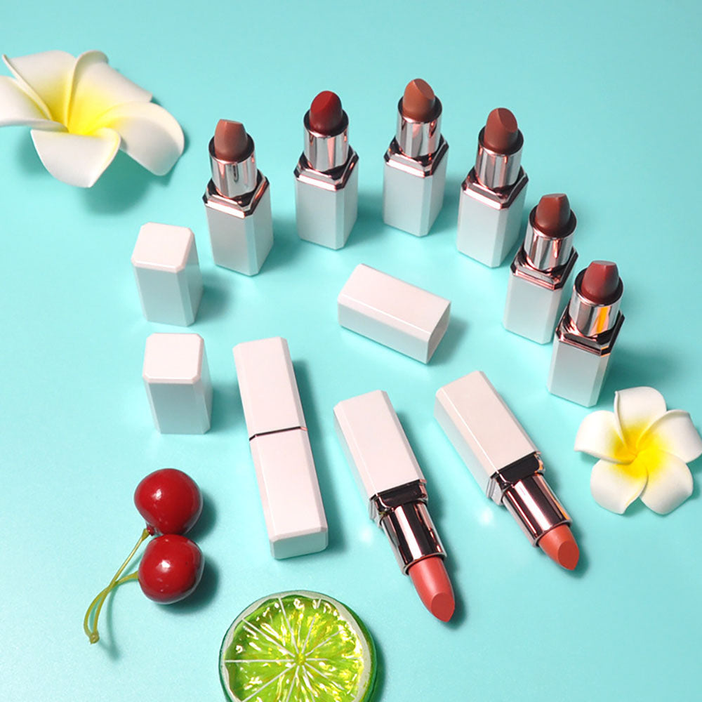 10 Color Matte Lipstick Creamy Waterproof Long Lasting Vegan Cruelty Free