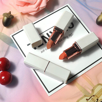 10 Color Matte Lipstick Creamy Waterproof Long Lasting Vegan Cruelty Free