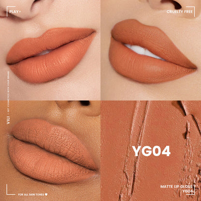 24 color matte liquid lipstick non-stick long lasting square tube