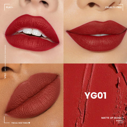 24 color matte liquid lipstick non-stick long lasting square tube
