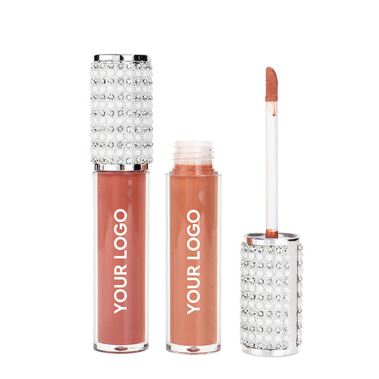 40 color liquid matte lipstick non-stick waterproof silver pearl tube (color 01-30)