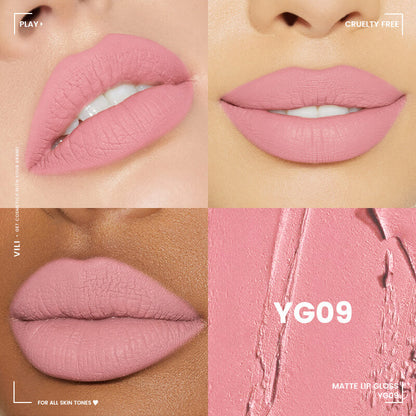 24 color matte liquid lipstick non-stick long lasting square tube