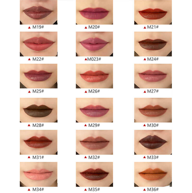 55 color matte liquid lipstick non-stick gold gradient tube (color 31-55)