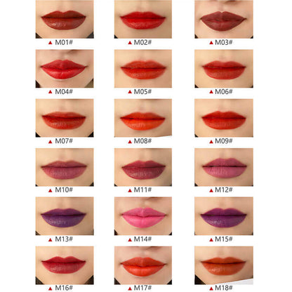 55 color matte liquid lipstick non-stick gold gradient tube (color 31-55)