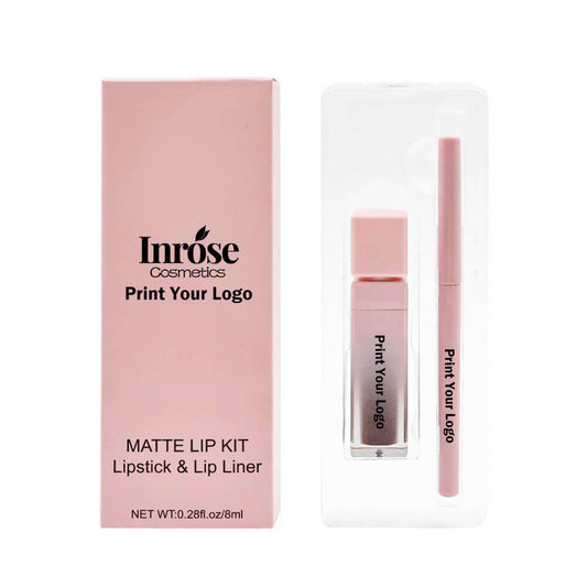 16 color pink liquid lipstick lip liner set matte waterproof long lasting