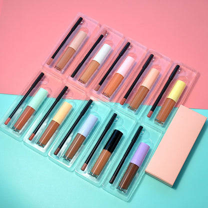 20 color matte lipstick lip liner kit diy lipstick set non-stick long lasting