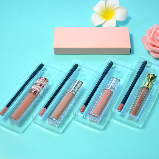 20 color matte lipstick lip liner kit diy lipstick set non-stick long lasting