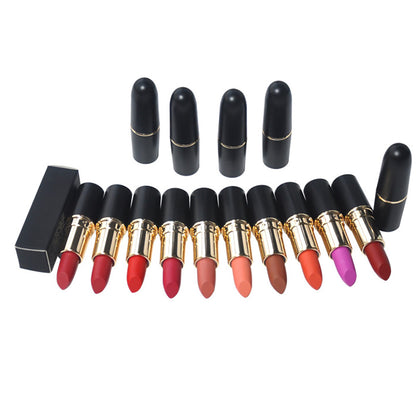 20 Color Matte Lipstick Bullet Waterproof Long Lasting Moisturizing Vegan