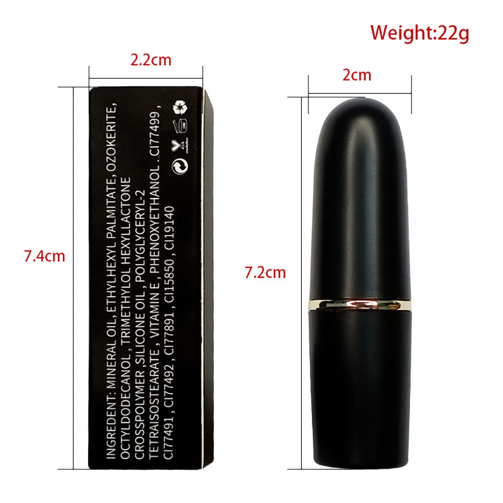 20 Color Matte Lipstick Bullet Waterproof Long Lasting Moisturizing Vegan