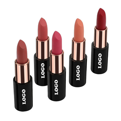 24 Color Matte Lipstick Nude No Dry Lips High Pigment Waterproof Magnetic Tube