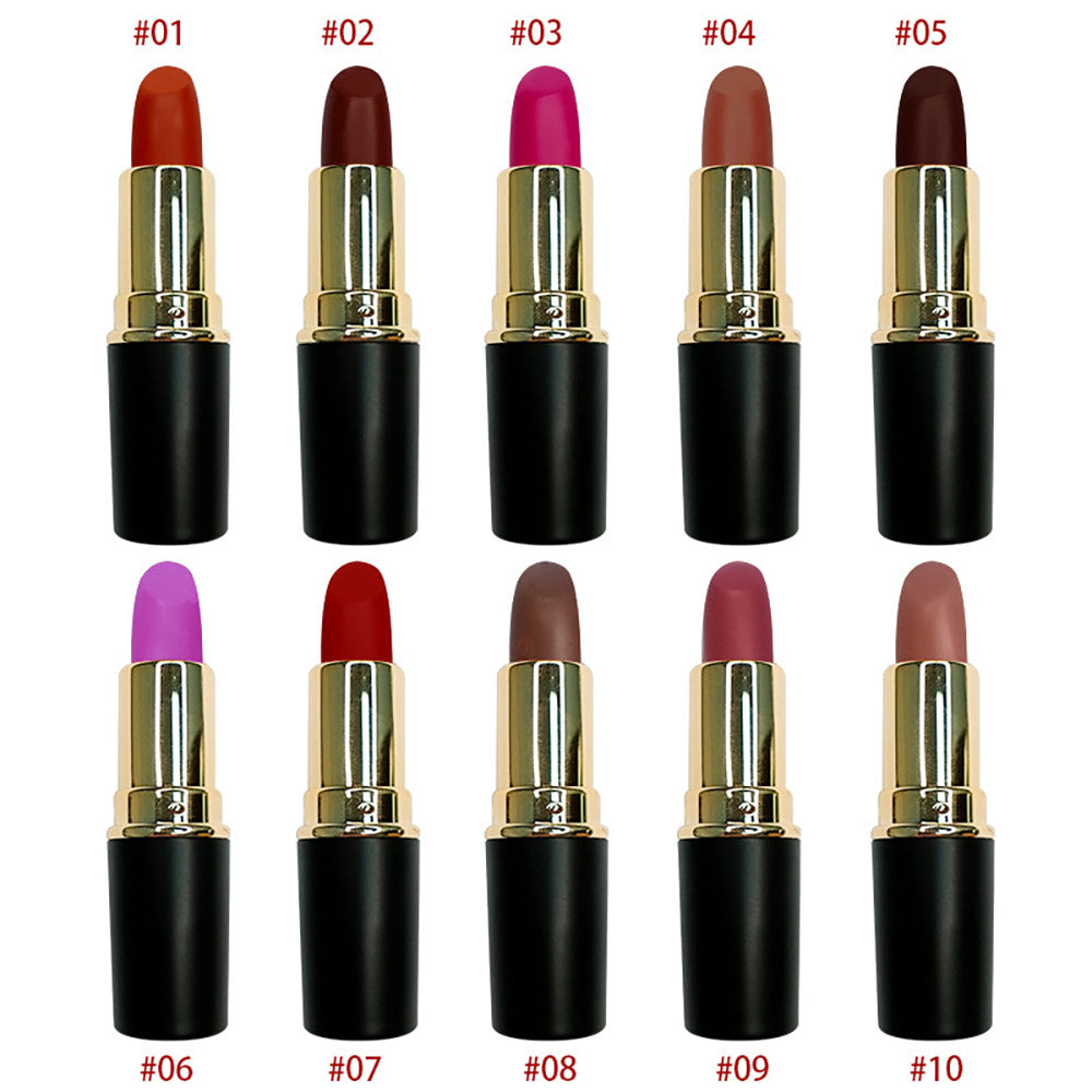 20 Color Matte Lipstick Bullet Waterproof Long Lasting Moisturizing Vegan