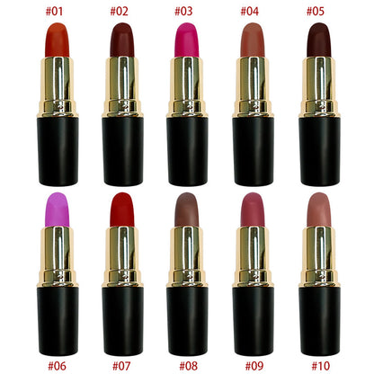 20 Color Matte Lipstick Bullet Waterproof Long Lasting Moisturizing Vegan