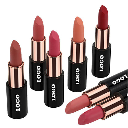 24 Color Matte Lipstick Nude No Dry Lips High Pigment Waterproof Magnetic Tube