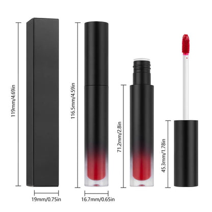 34-Color Matte Liquid Lipstick Non-Stick Transfer-Proof Long Lasting