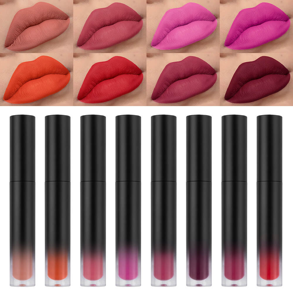 34-Color Matte Liquid Lipstick Non-Stick Transfer-Proof Long Lasting