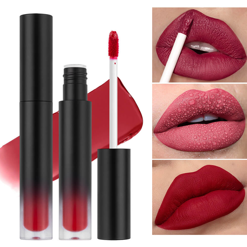34-Color Matte Liquid Lipstick Non-Stick Transfer-Proof Long Lasting