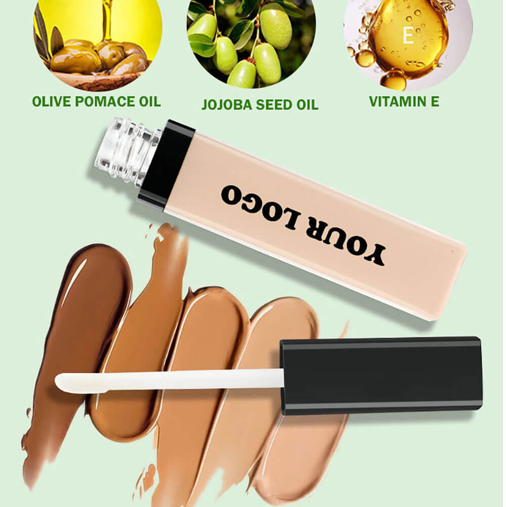 22-Shade Liquid Concealer Full Coverage Acne Marks Spots Dark Circles Tattoo