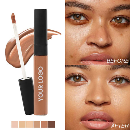 6 Color Liquid Concealer Contour Stick Waterproof Full Coverage Print Your Logo