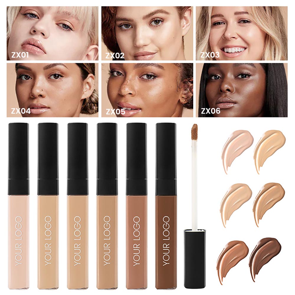 6 Color Liquid Concealer Contour Stick Waterproof Full Coverage Print Your Logo