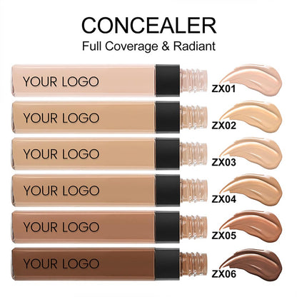 6 Color Liquid Concealer Contour Stick Waterproof Full Coverage Print Your Logo
