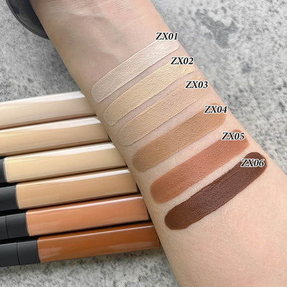 6 Color Liquid Concealer Contour Stick Waterproof Full Coverage Print Your Logo