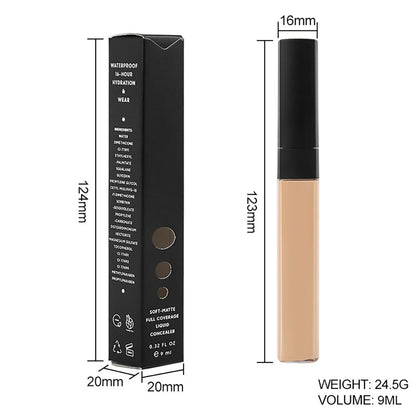 6 Color Liquid Concealer Contour Stick Waterproof Full Coverage Print Your Logo