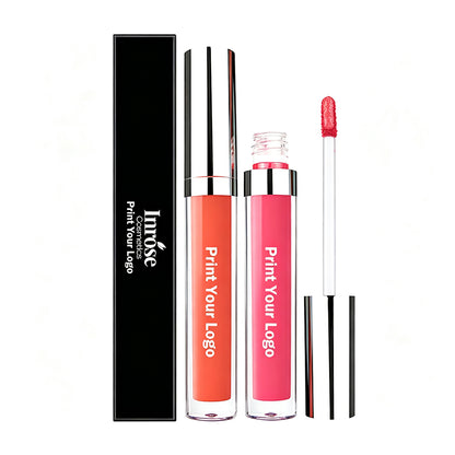 24 Color Matte Liquid Lipstick Long Lasting Waterproof Not Stick Silver Tube