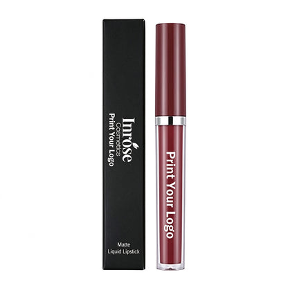 12-color Nude Matte Liquid Lipstick Non-sticky Velvet Mist Lip Mud Private Label