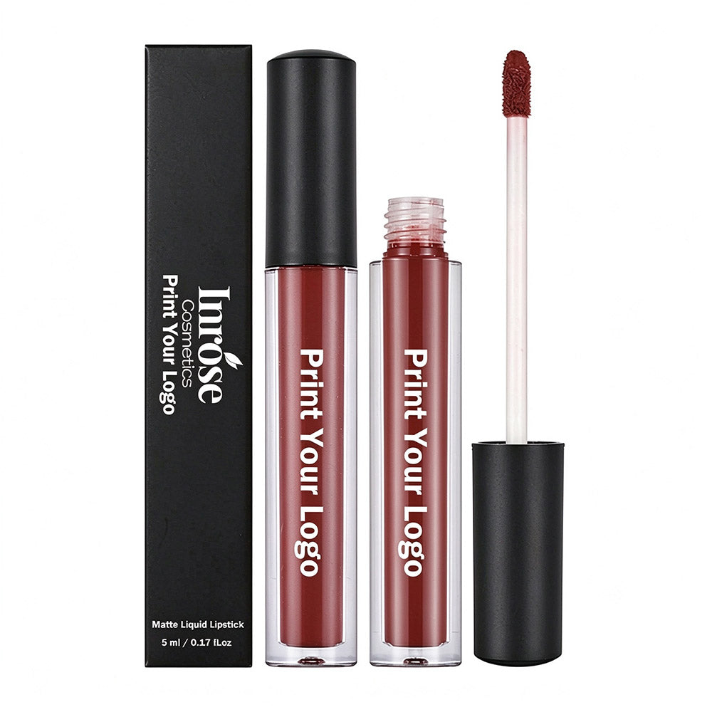 30-color Brown Matte Liquid Lipstick Nude Velvet Mist Lip Cream Cruelty-free