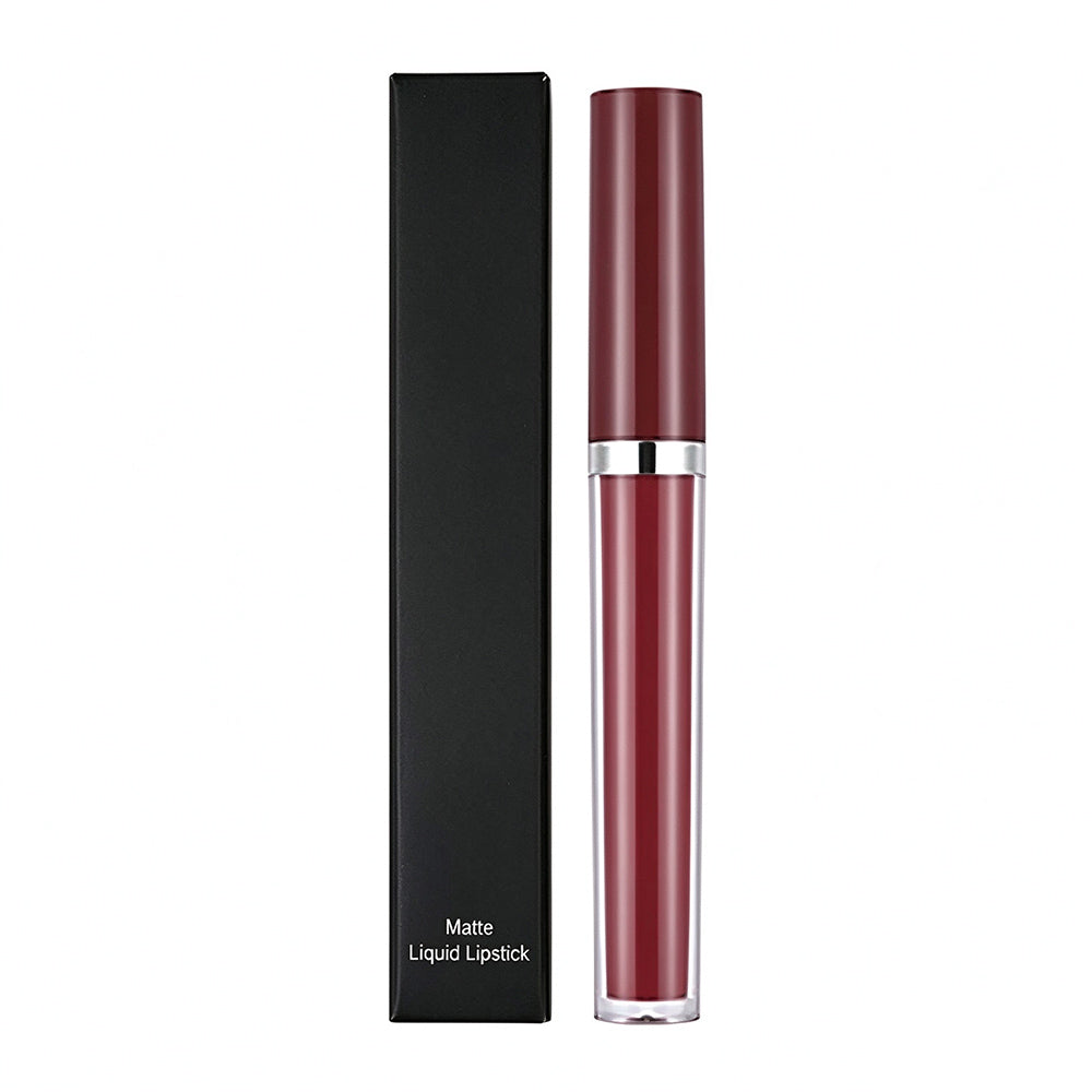 12-color Nude Matte Liquid Lipstick Non-sticky Velvet Mist Lip Mud Private Label