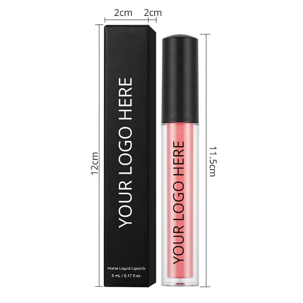 30-color Brown Matte Liquid Lipstick Nude Velvet Mist Lip Cream Cruelty-free