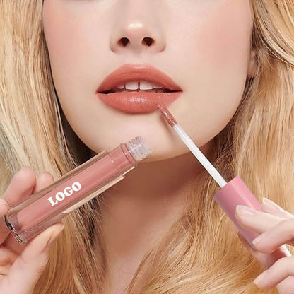 24 Color Matte Liquid Lipstick Long Lasting Waterproof Not Stick Pink Tube