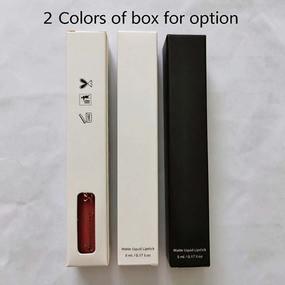 30-color Brown Matte Liquid Lipstick Nude Velvet Mist Lip Cream Cruelty-free