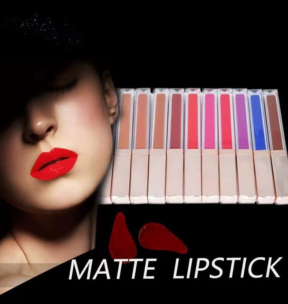 30 Color Matte Liquid Lipstick Long Lasting Waterproof Cruelty Free Private Label