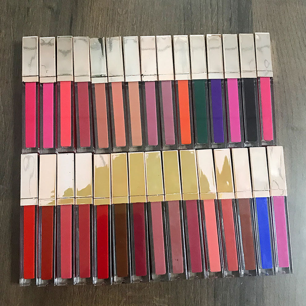 30 Color Matte Liquid Lipstick Long Lasting Waterproof Cruelty Free Private Label
