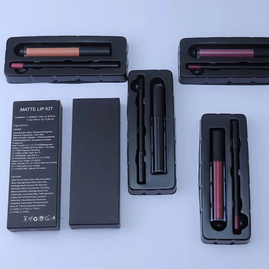 30 Color Liquid Lipstick Lip Liner Set Matte Lipstick Kit Long Lasting Waterproof
