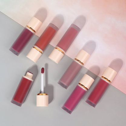 12 color matte liquid lipstick velvet lip glaze non-stick long lasting