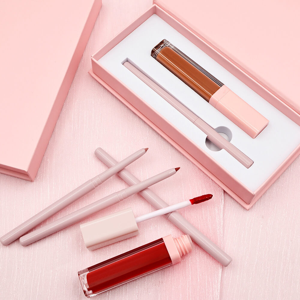 16 color 2 in 1 matte liquid lipstick lip liner set long lasting high pigment